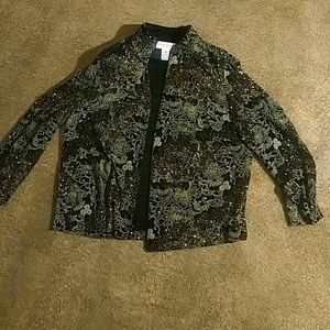 After 5:00 glitter jacket